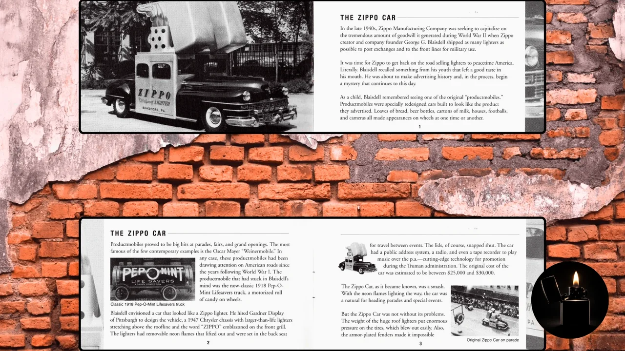 Zippo Car Booklet Collectible Of The Year 1998 cover